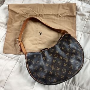 Like New Louis Vuitton Croissant Bag